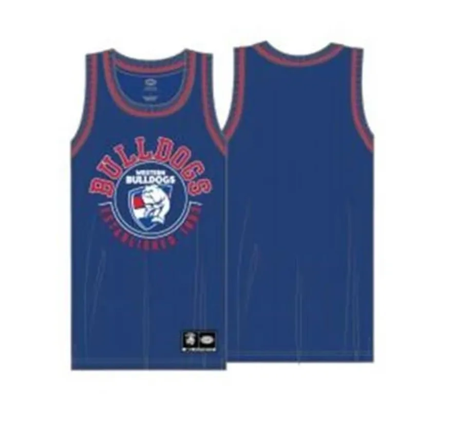 Western Bulldogs Youth Basketball Mesh Singlet