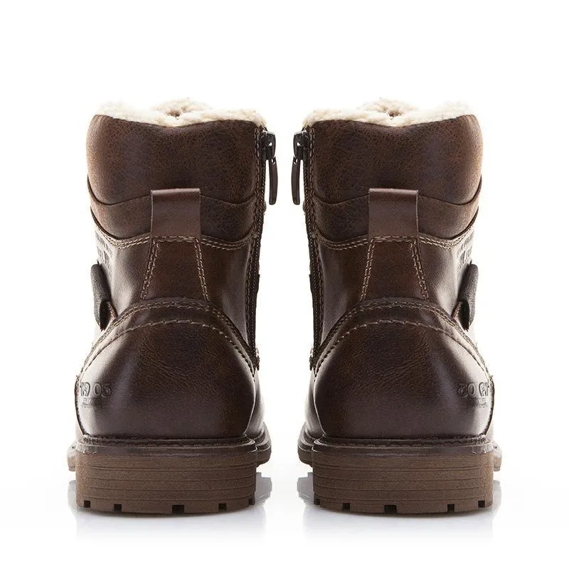 winter men warm shoes martin boots snow boots