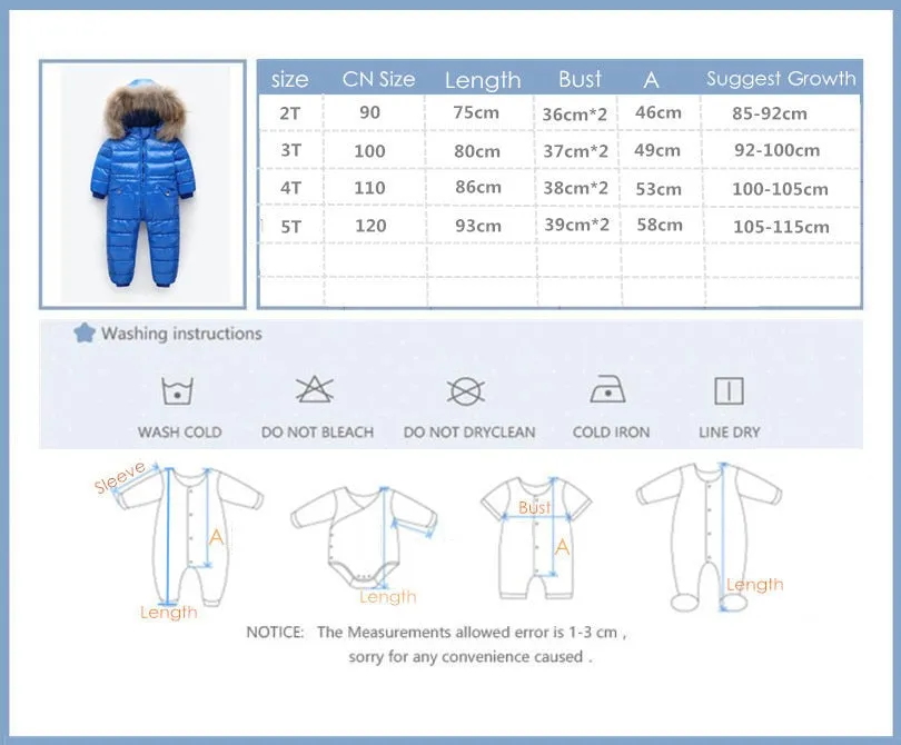 Winter Snowsuits Super Warm for Kids