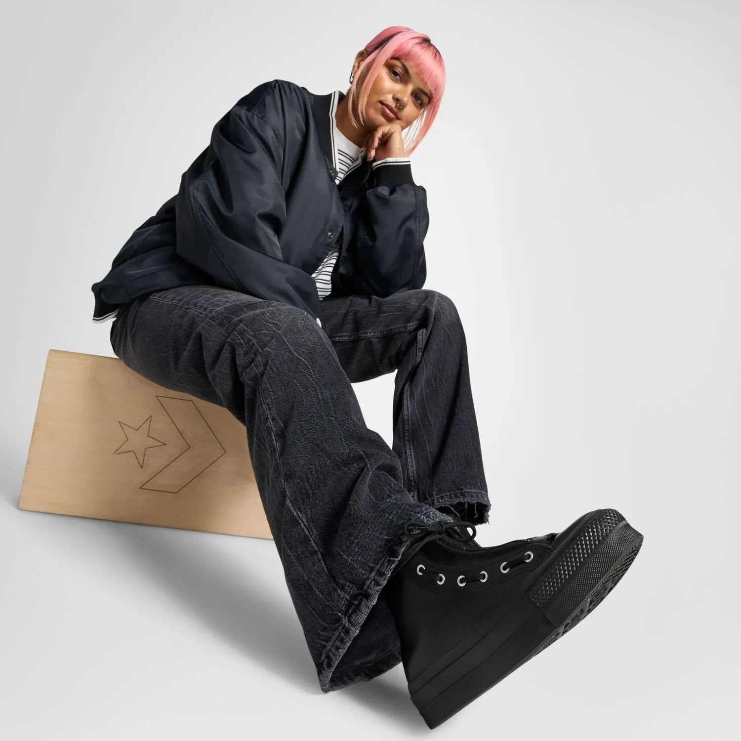 Women's Chuck Taylor All Star Lift Platform Leather