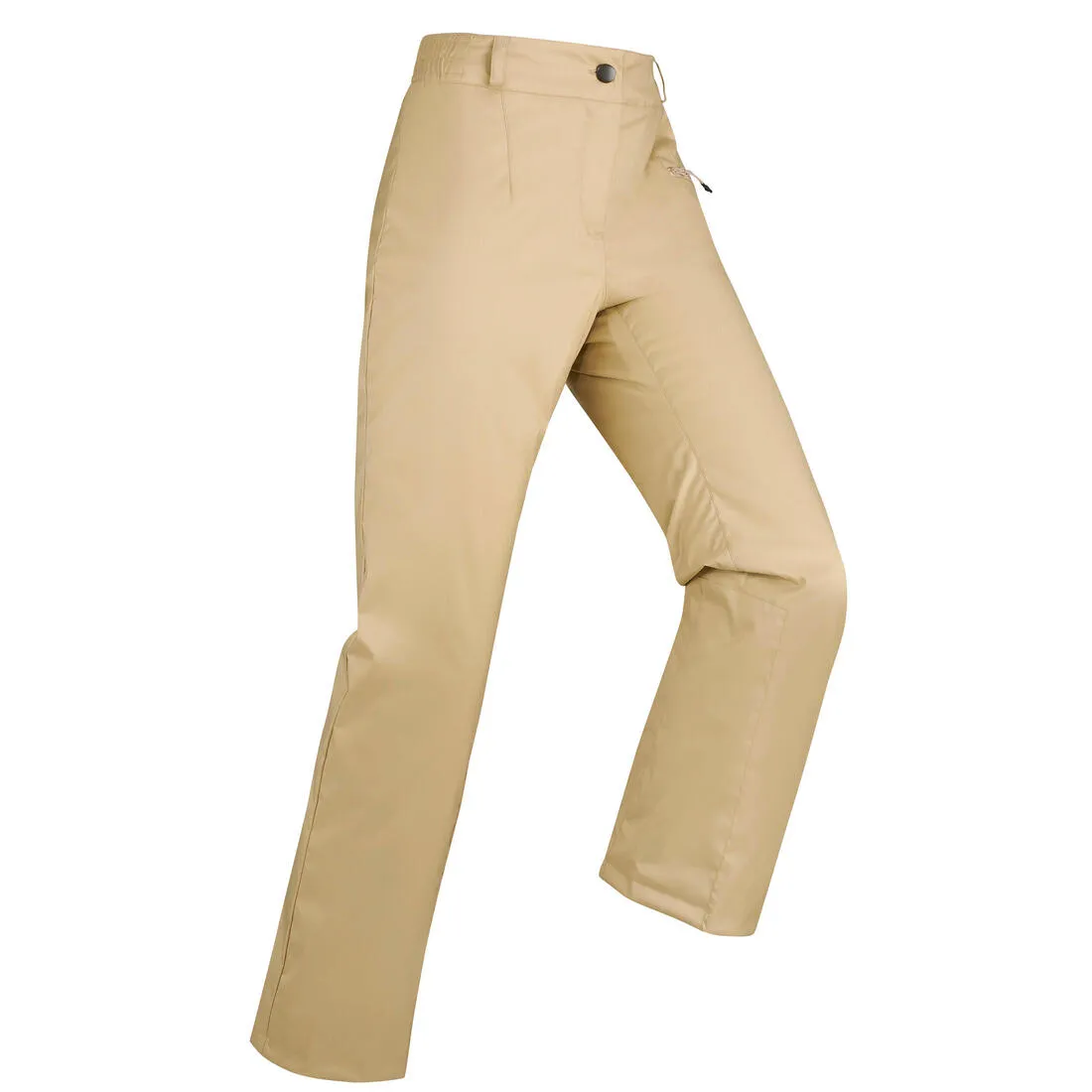 WOMEN’S  WARM SKI TROUSERS - 100 - BEIGE